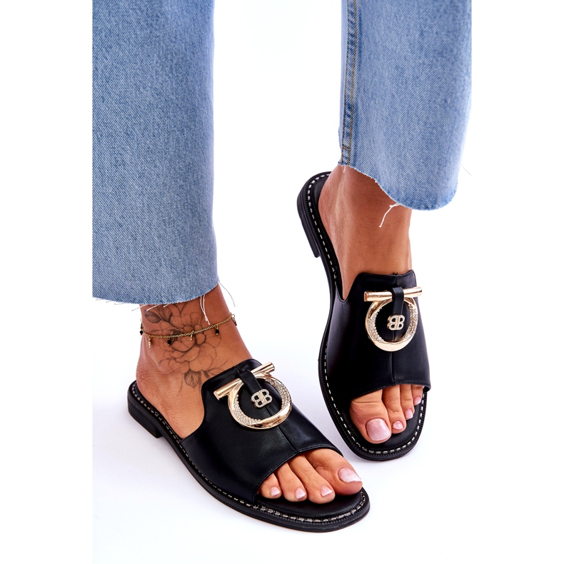 Lederhausschuhe Komfortschuhe S.Barski KV-2775-32 Schwarz 4