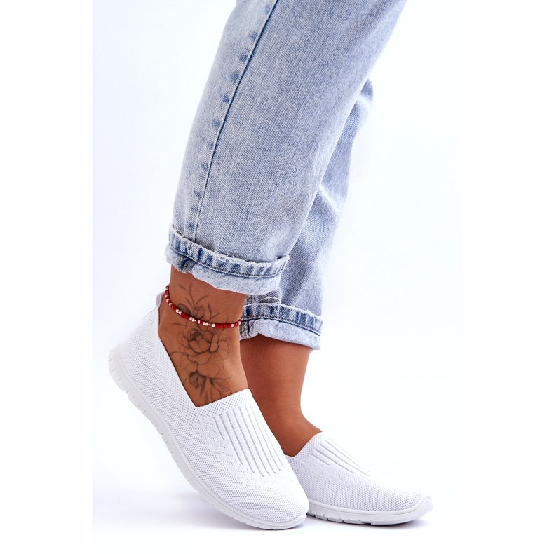 News Damen-Slip-On-Sneakers Weiß Lento 3