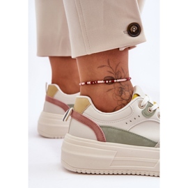 FJ1 Damen-Sportschuhe auf massivem Plateau, mehrfarbig Gemma weiß 2