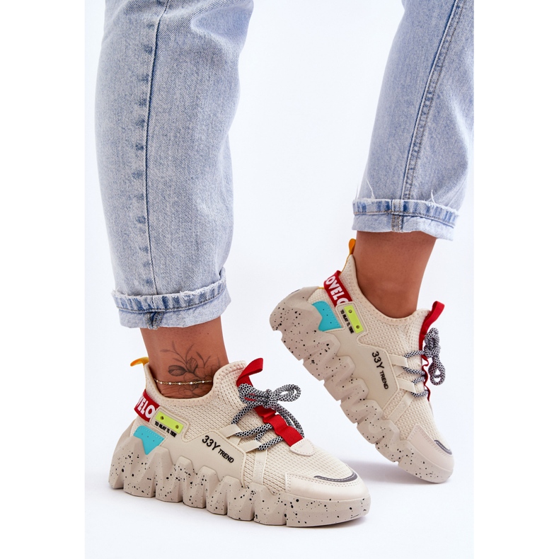 PS1 Modische Slip-on-Sneaker Beige Evolution 1