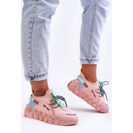 PS1 Modische Slip-On-Sneaker in Hellrosa Evolution 2