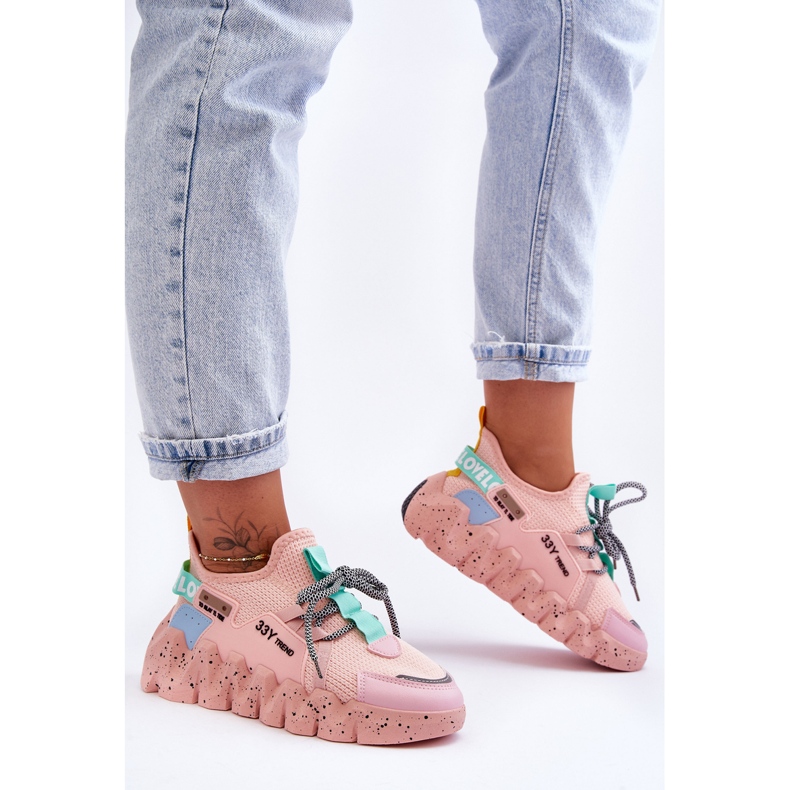 PS1 Modische Slip-On-Sneaker in Hellrosa Evolution 2