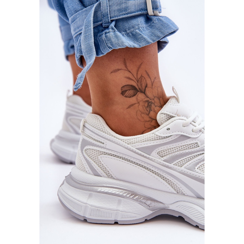 FG2 Damen-Schnürsportschuhe Weiß Emare 2