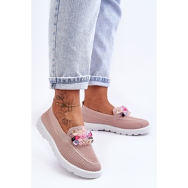 PM1 Slip-On-Sneaker für Damen mit Verzierungen Pink Taylor rosa 1