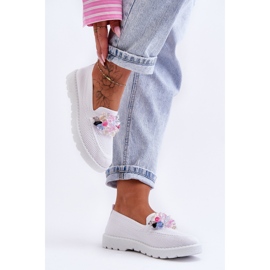 PM1 Slip-on-Sneaker für Damen mit Verzierung in Weiß von Taylor 2