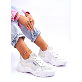 Damen Stoff Sportschuhe Memory Foam System Big Star LL274A064 Weiß 8