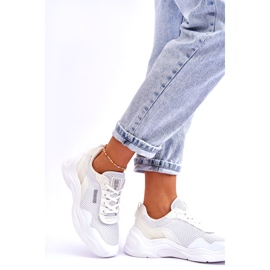 Damen Stoff Sportschuhe Memory Foam System Big Star LL274A064 Weiß 2