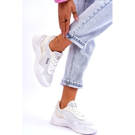 Damen Stoff Sportschuhe Memory Foam System Big Star LL274A064 Weiß 4