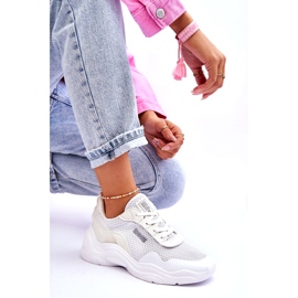 Damen Stoff Sportschuhe Memory Foam System Big Star LL274A064 Weiß 6