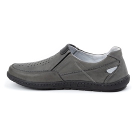 Olivier Graue Herren-Lederloafer für den Sommer 602 1