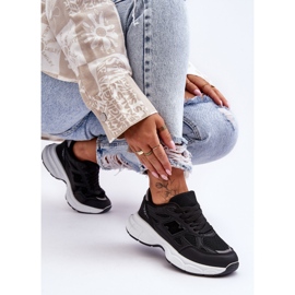 FG2 Modische Damen-Sportschuhe mit Mesh Black Venice schwarz 4