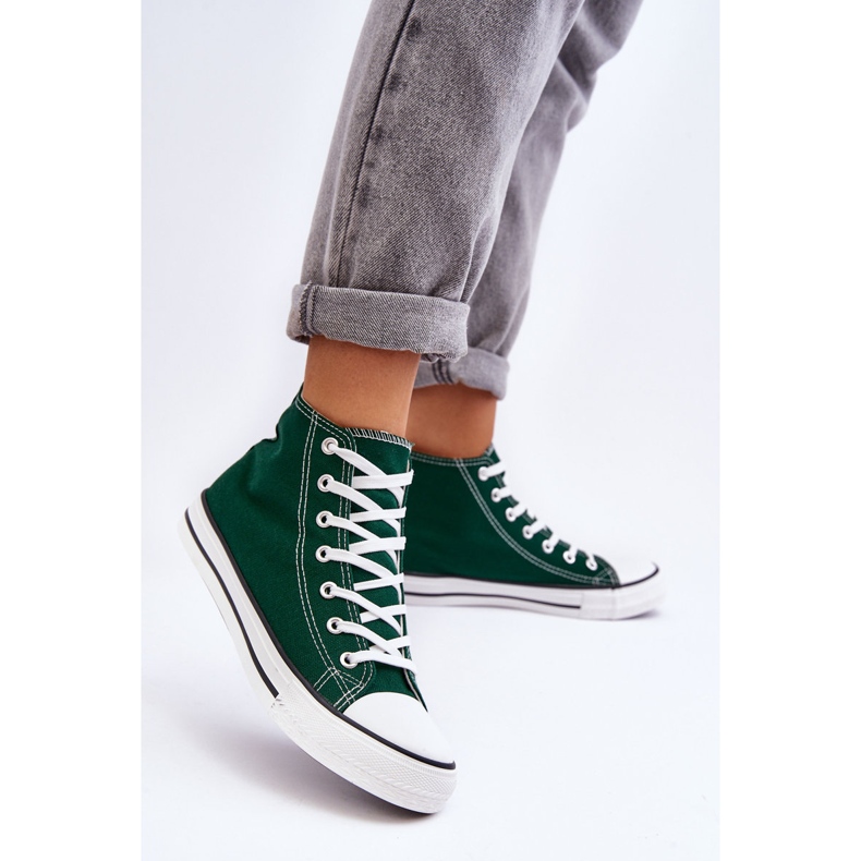 FR1 Klassische Damen-Sneaker High Green Remos grün 1