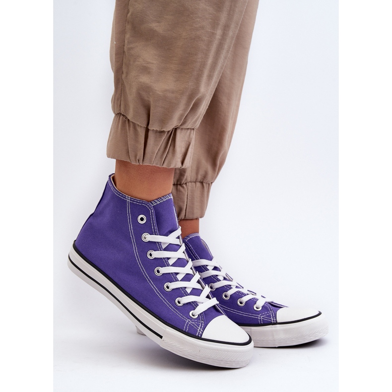 FR1 Klassische High-Top-Sneakers für Damen in Lila von Remos violett 1