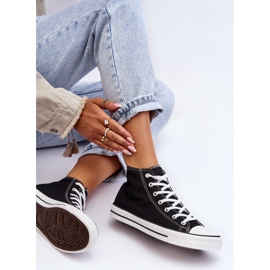 FR1 Klassische High-Top-Sneaker für Damen in Schwarz und Weiß von Remos 2