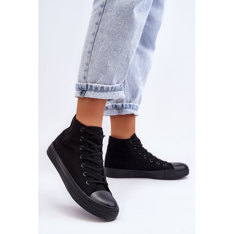FR1 Klassische High-Top-Sneaker für Damen in Schwarz von Remos 1