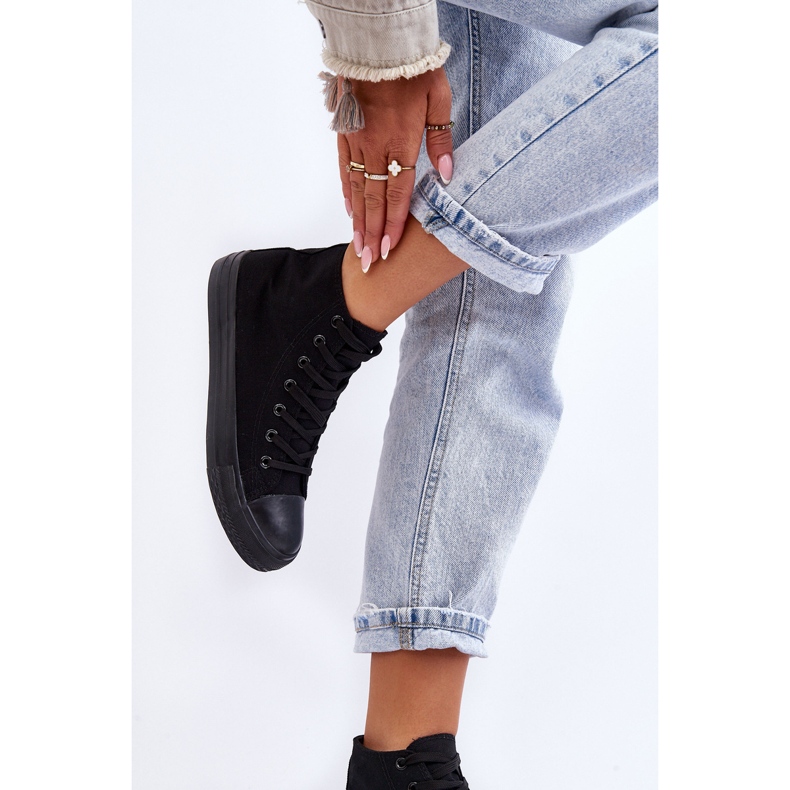 FR1 Klassische High-Top-Sneaker für Damen in Schwarz von Remos 2