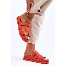 Klassische Damensandalen Orange Molie 1