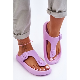 Damen-Flip-Flops aus Schaumstoff, Lila, Apollo violett 2
