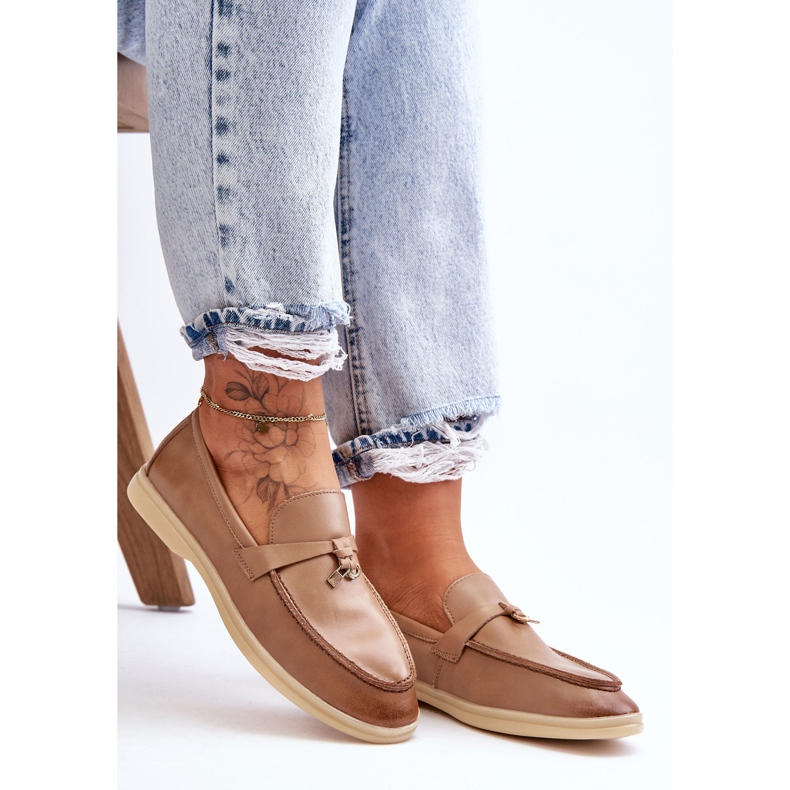 PM1 Klassische Damen-Loafer Braun Cortez 1