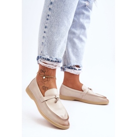 PM1 Klassische Damen-Loafer Beige Cortez 1