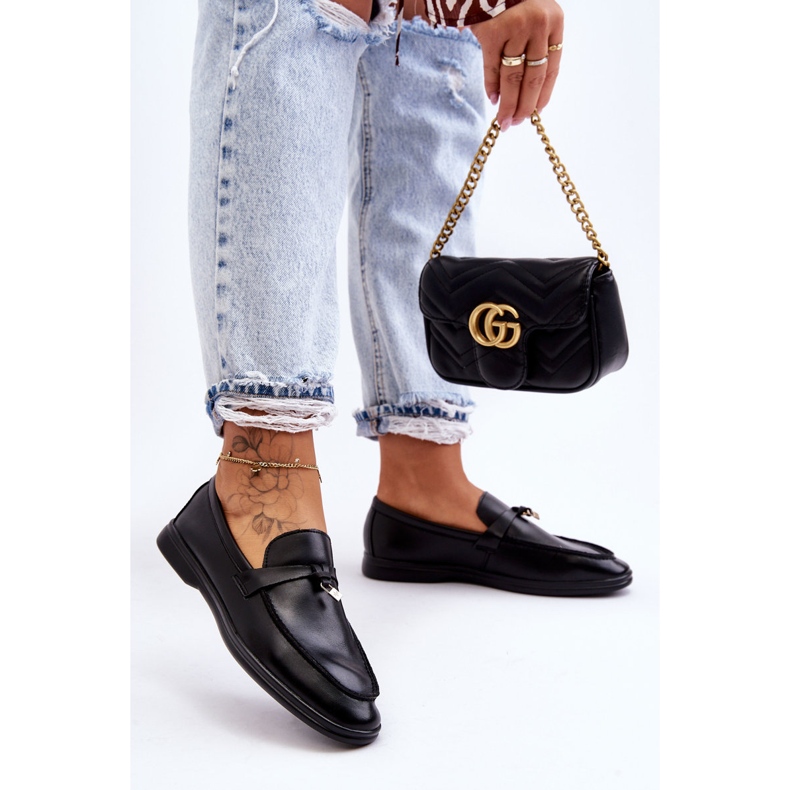 PM1 Klassische Damen-Loafer Black Cortez schwarz 1