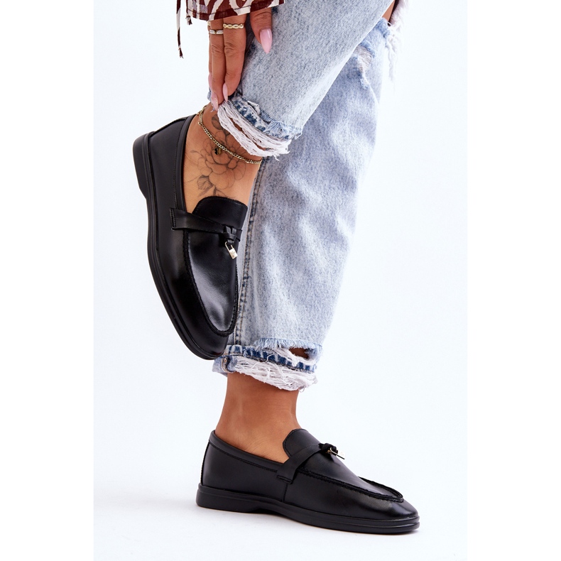 PM1 Klassische Damen-Loafer Black Cortez schwarz 2