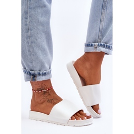 Klassische Damenhausschuhe Weiß Rolien 2