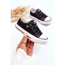 Klassische Kinder-Sneaker Big Star DD374163 Schwarz 7