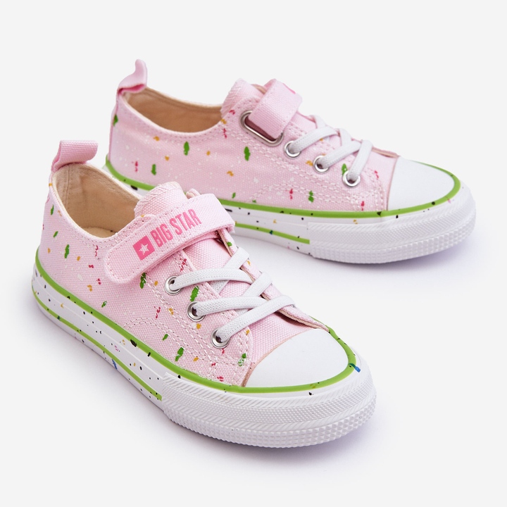 Kinder-Sneaker mit Klettverschluss Big Star LL374064 Rosa 1