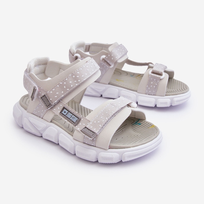 Kinder-Klettsandalen Big Star LL374201 Grau 1