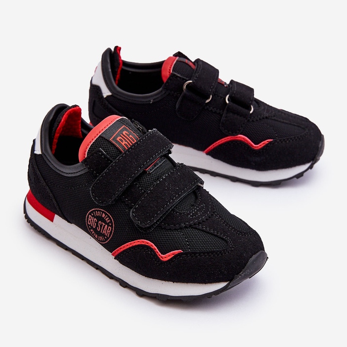 Kinder-Sneaker Memory Foam System Big Star LL374179 Schwarz 1