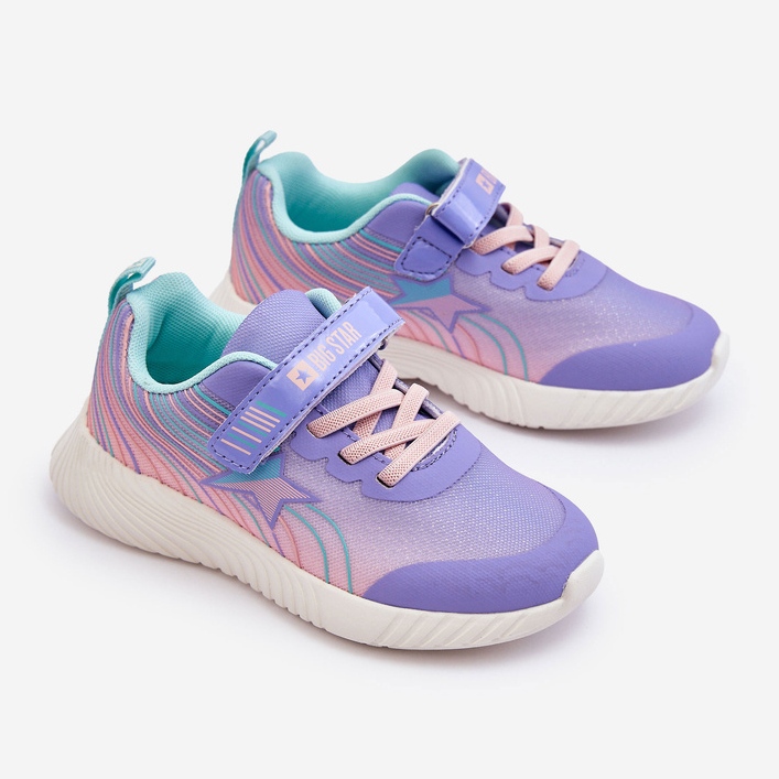 Leichte Kinder-Sportschuhe Memory Foam System Big Star LL374151 Lila violett 1