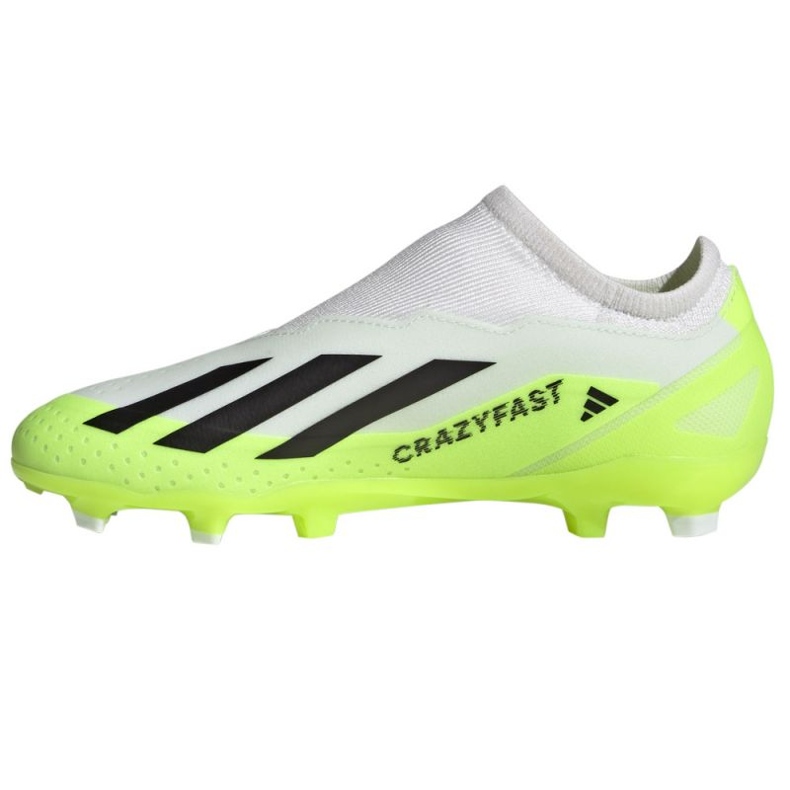 Schuhe adidas X CRAZYFAST.3 Ll Fg Jr ID9357 weiß weiß 1