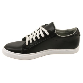 Vriston Black Herren Leder -Sneaker schwarz 2