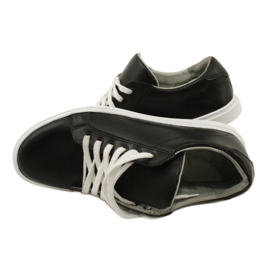 Vriston Black Herren Leder -Sneaker schwarz 5