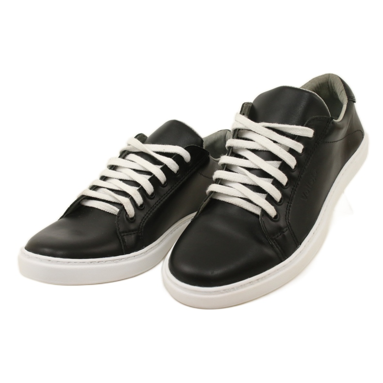 Vriston Black Herren Leder -Sneaker schwarz 3