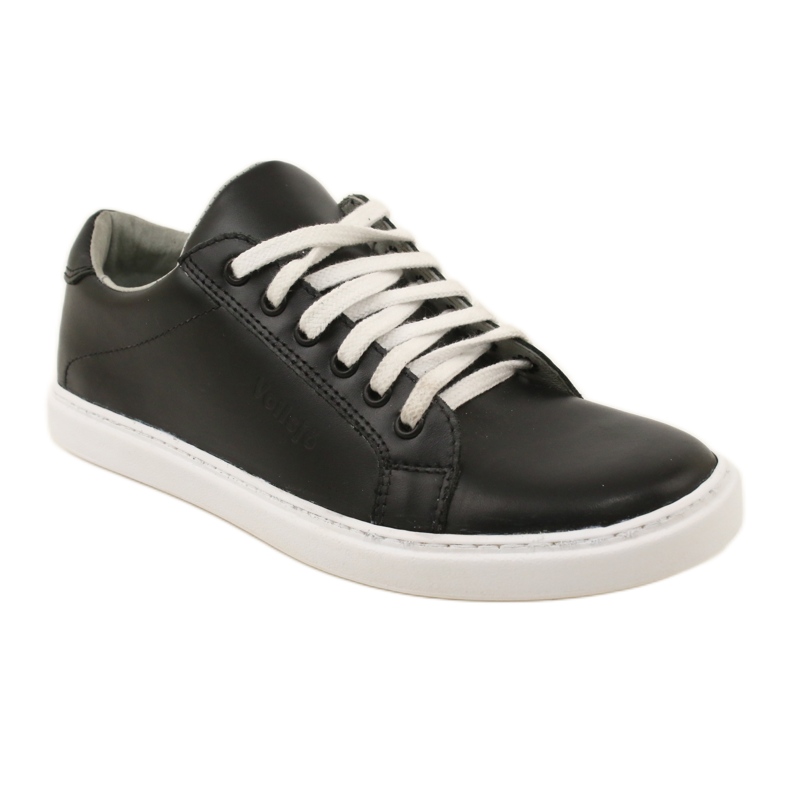 Vriston Black Herren Leder -Sneaker schwarz 1