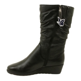 Caprice Walking On Air kurze Keilstiefel 25417-41 022 schwarz 1