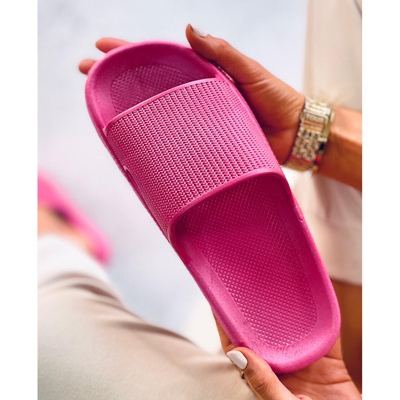 Yang Fuchsia Kissenhausschuhe rosa 1