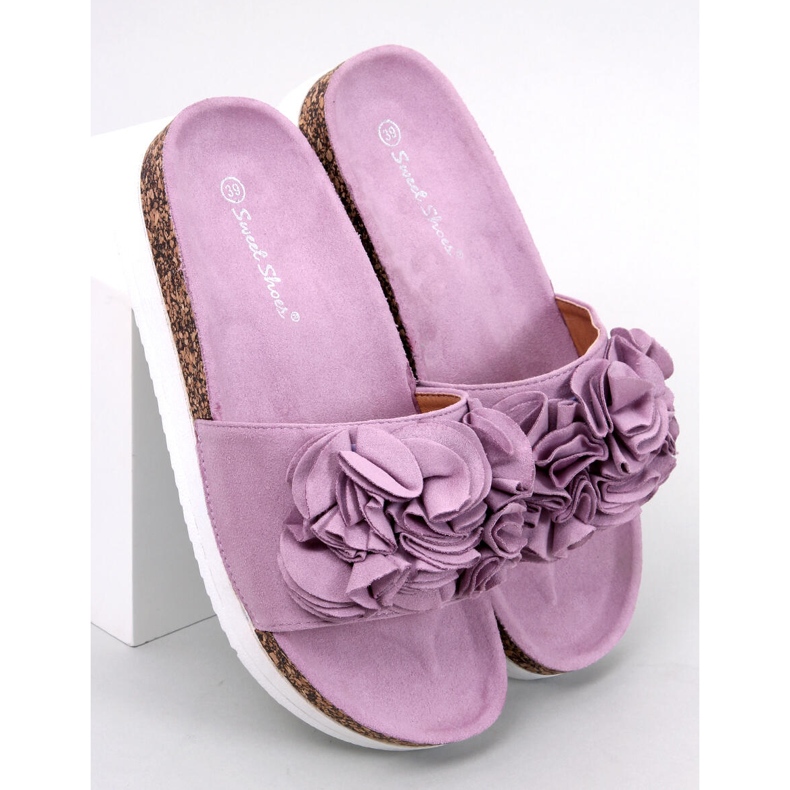 Rizzo Lila Blumenhausschuhe 1