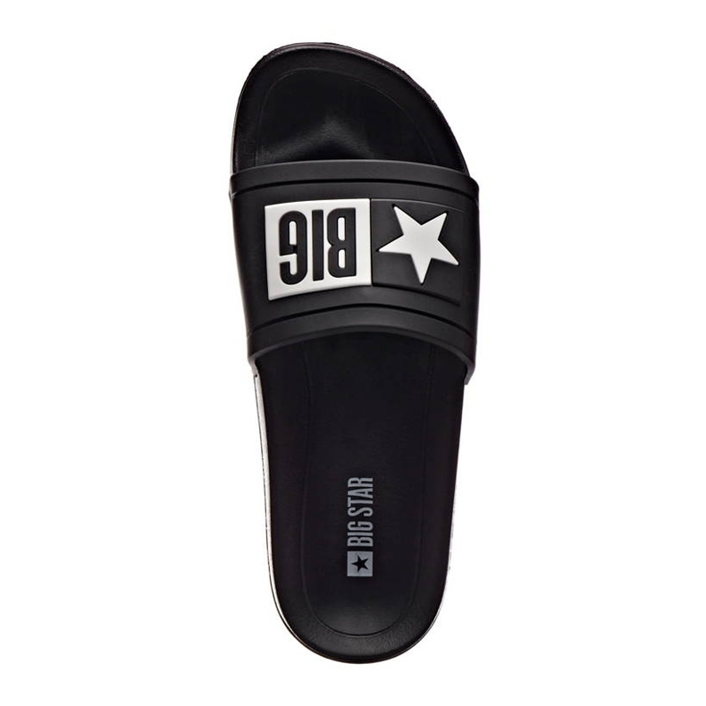 Strandhausschuhe aus schwarzem Gummi Big Star DD274A266 1