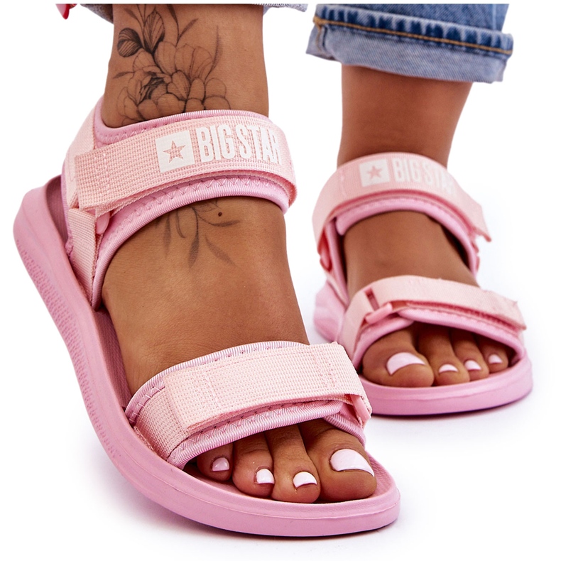 Damen Sportsandalen Big Star LL274729 Rosa 6