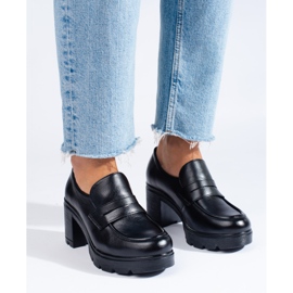 W. Potocki Schwarze Schuhe mit hohen Absätzen von Potocki 1