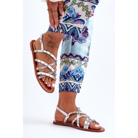 Damensandalen Silber Alemona silber- 2