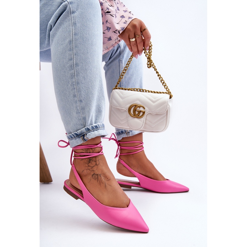 PG1 Gebundene Ballerinas für Damen Pink Lilly Ann rosa 2