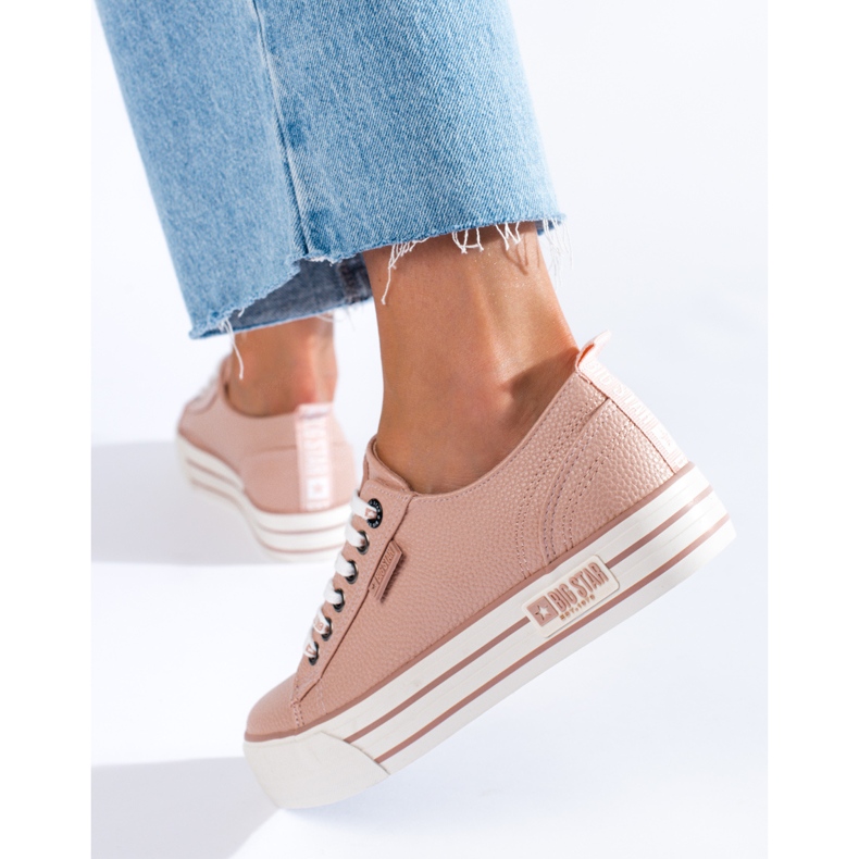 Damen Big Star KK274016 Turnschuhe rosa 1