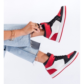 Rote High-Top-Sneakers von Shelovet 1