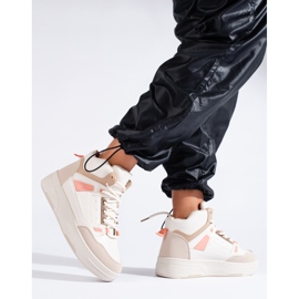 High Shelovet Damensneaker in Beige 1