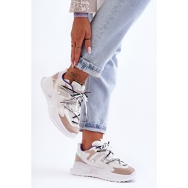 Leder-Plateau-Sportschuhe Weiß Sifel 2