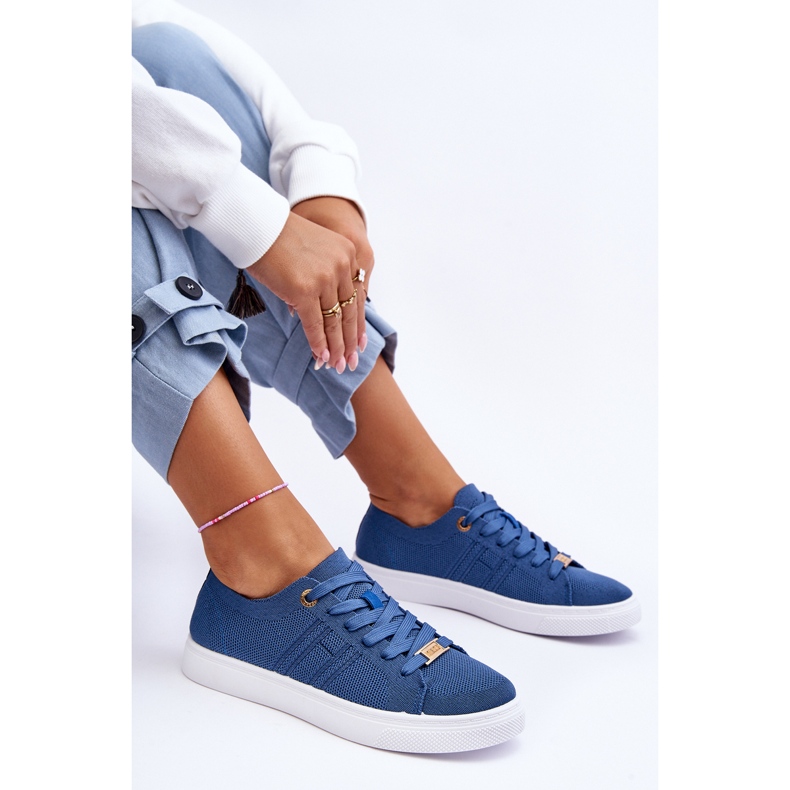 PE1 Damen-Schnürsneaker Blue Etna blau 1
